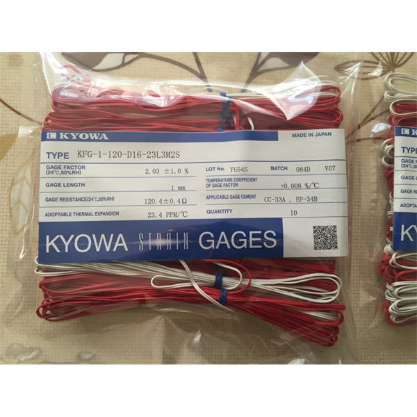 日本KYOWA共和配件耗材應變片KFGS-10-120-C1-16 L30C2R