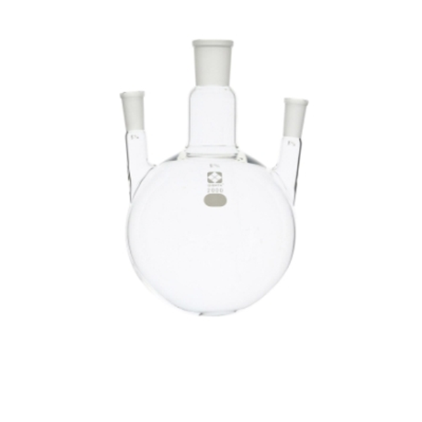 日本SIBATA柴田科學滑動三口圓底培養瓶 005360-19100