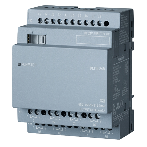 德國SIEMENS西門子PLC可編程控制器LOGO! DM8 12/24R