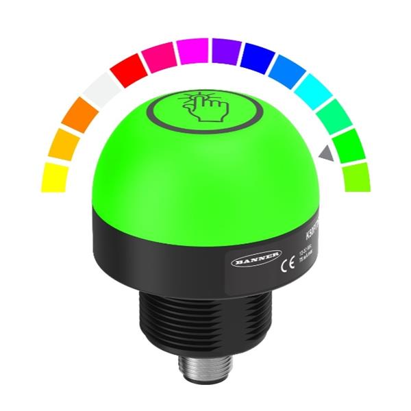 BANNER邦納美國(guó) K50 Pro 觸摸按鈕系列拾取指示燈K50PTKAQP