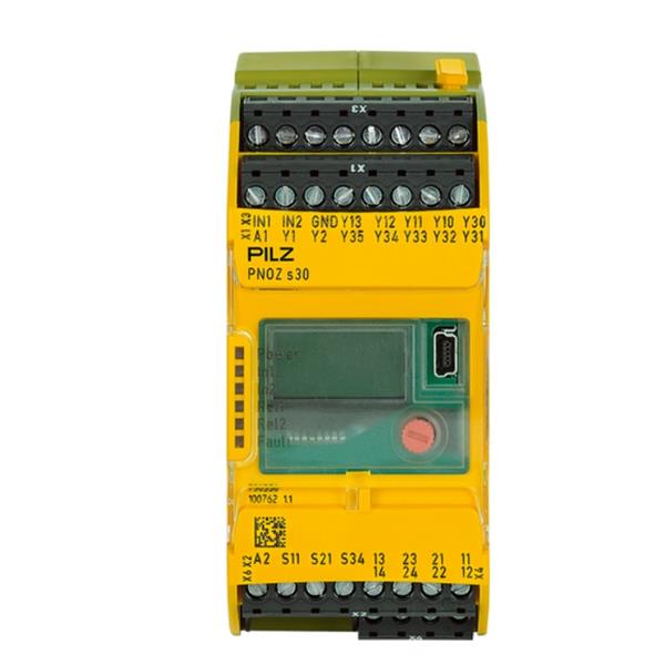 PILZ皮爾茲德國繼電器  PNOZ yi3 2DI T3A