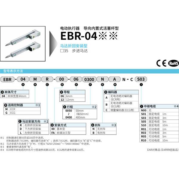 CKD喜開理電動執(zhí)行器導(dǎo)向內(nèi)置式活塞桿型EBR-04MD-00-060050NAN