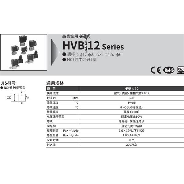 CKD喜開理先導(dǎo)式2通電磁閥HVB212-4RM-Z-2CSB-DC24V