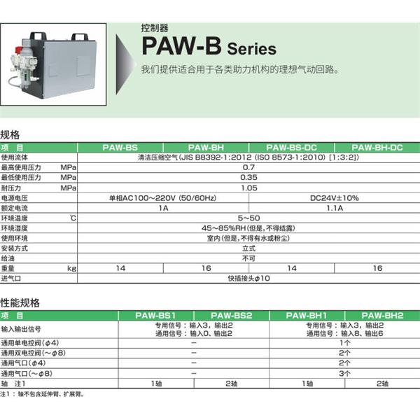 CKD喜開理機械助力臂PAW-CP-L-B